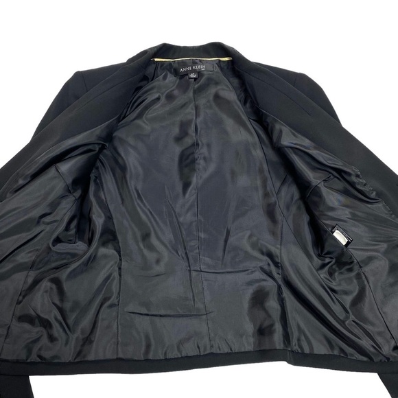 ANNE Klein Classic Blazer Jacket in Black - Picture 6 of 7